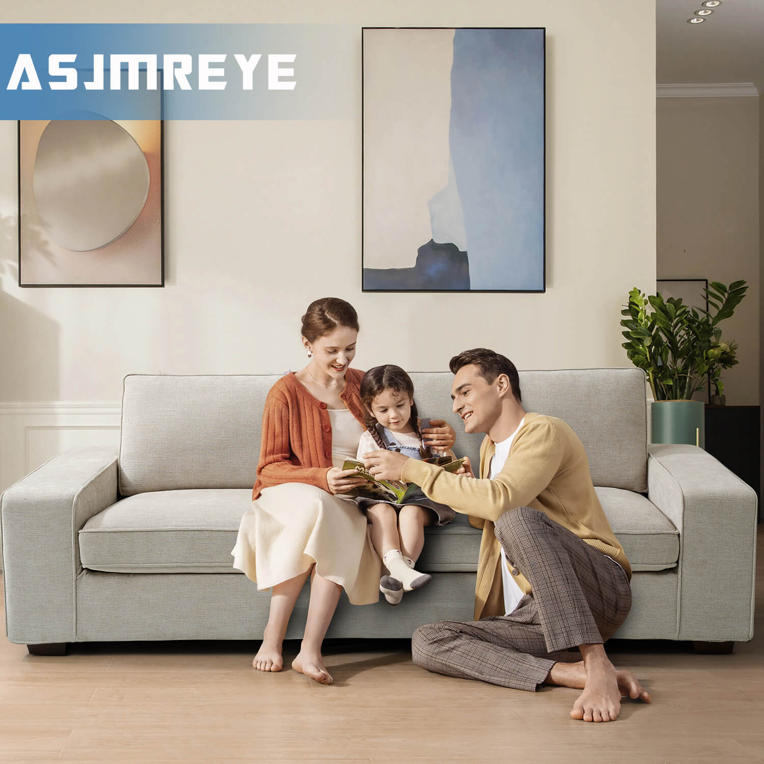 88.6' Modern Sofa Couches for Living Room