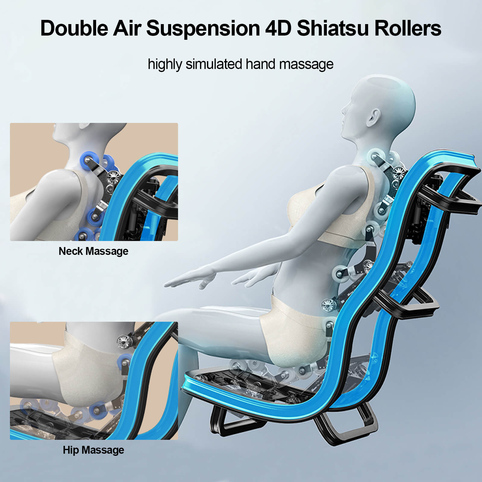 asjmreye 4d full body massage chair