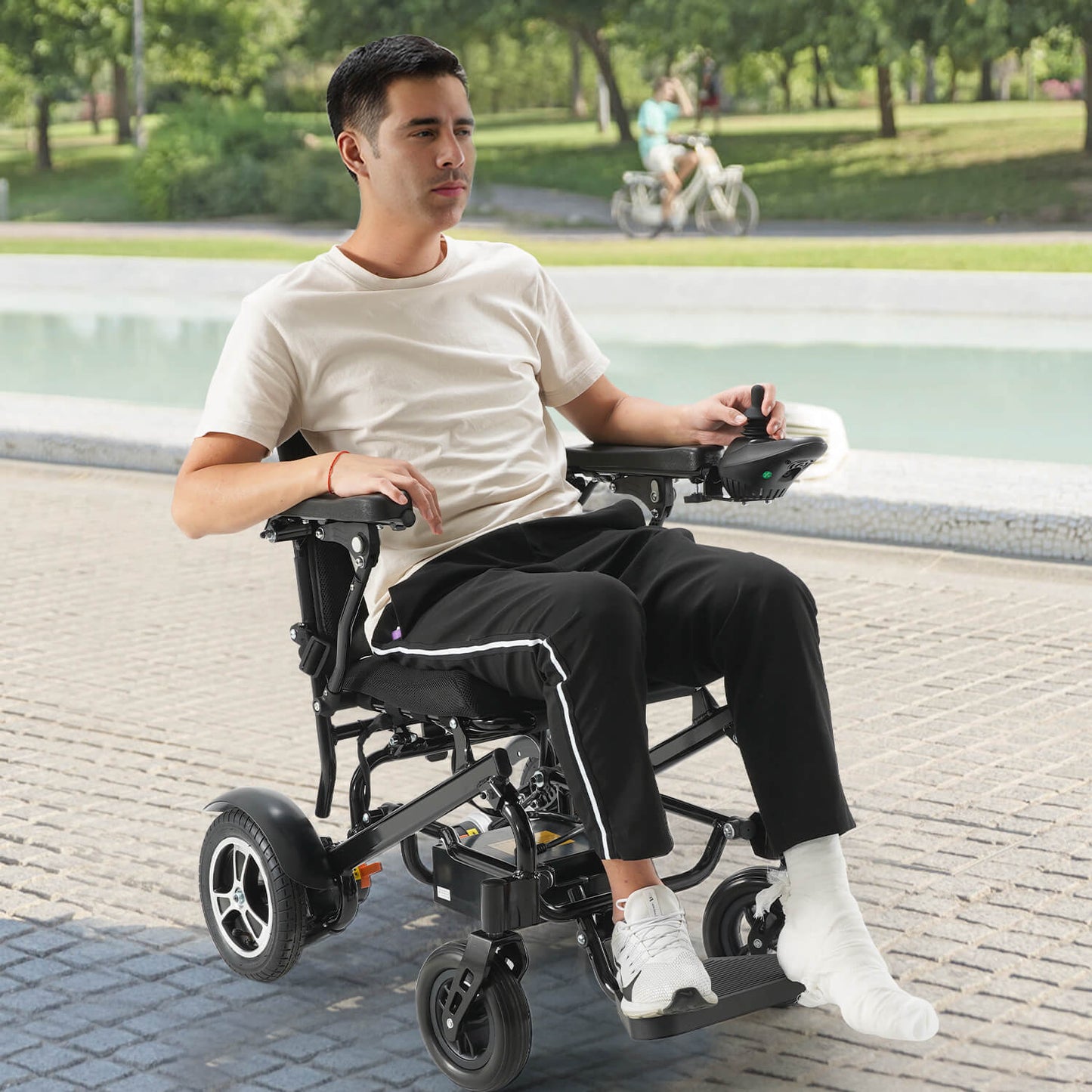 Lightweight Power Wheelchair for Disabled