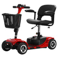 4-Wheel Electric Mobility Scooter for Seniors Red