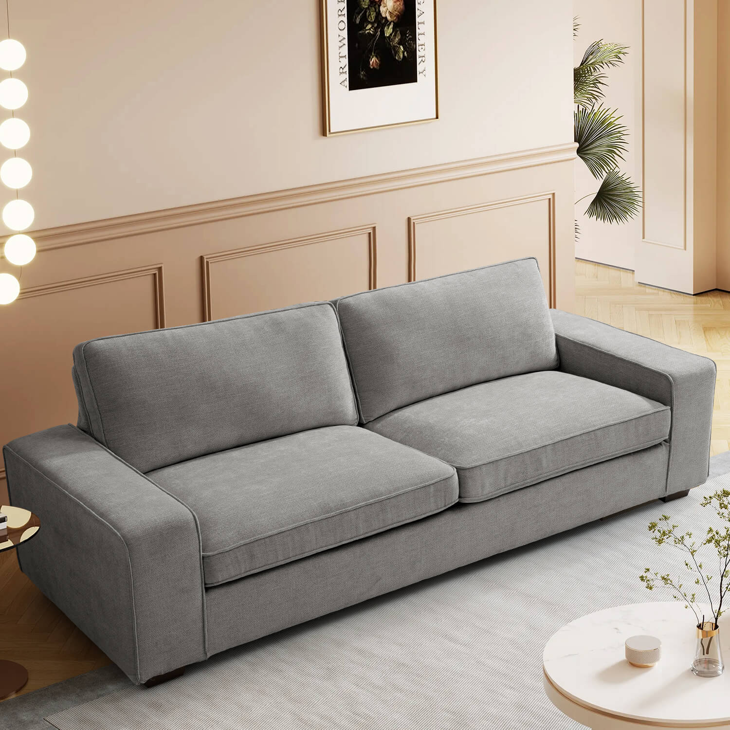 Modern Sofas Couches for Living Room Grey