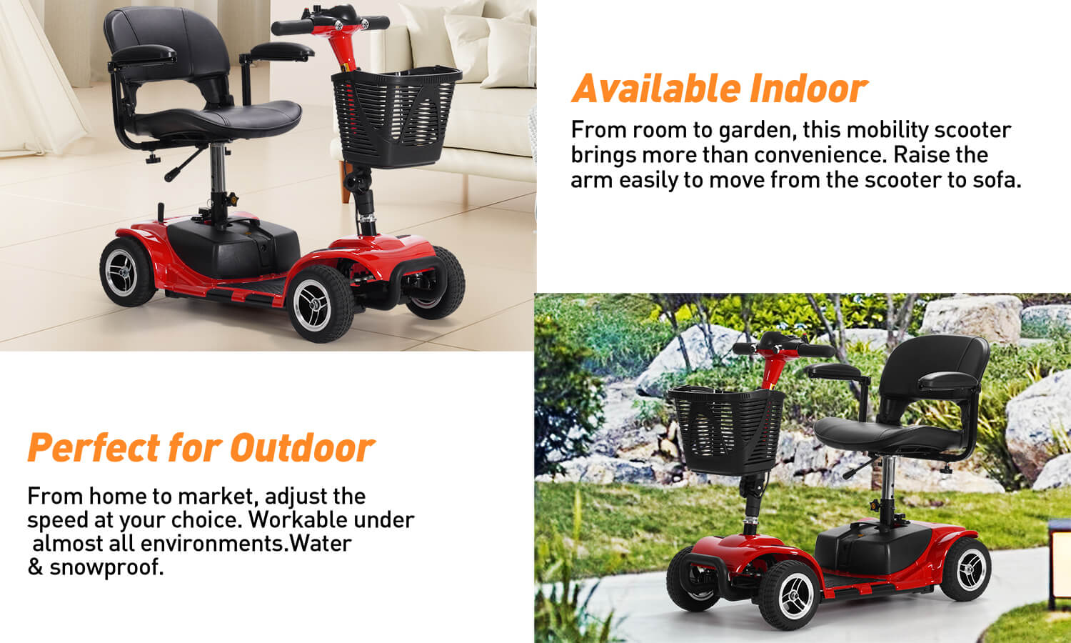 Electric_red_mobility_scooter_for_all_terrains_indoors_and_outdoors