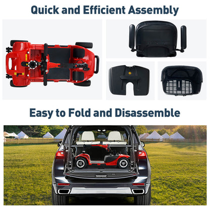 Fast and efficient assembly. Easy to fold and disassemble.