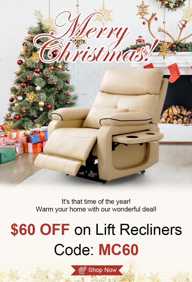 Asjmreye Christmas Sale lift recliner chair save $60, power wheelchair save $80, massage chair save $150