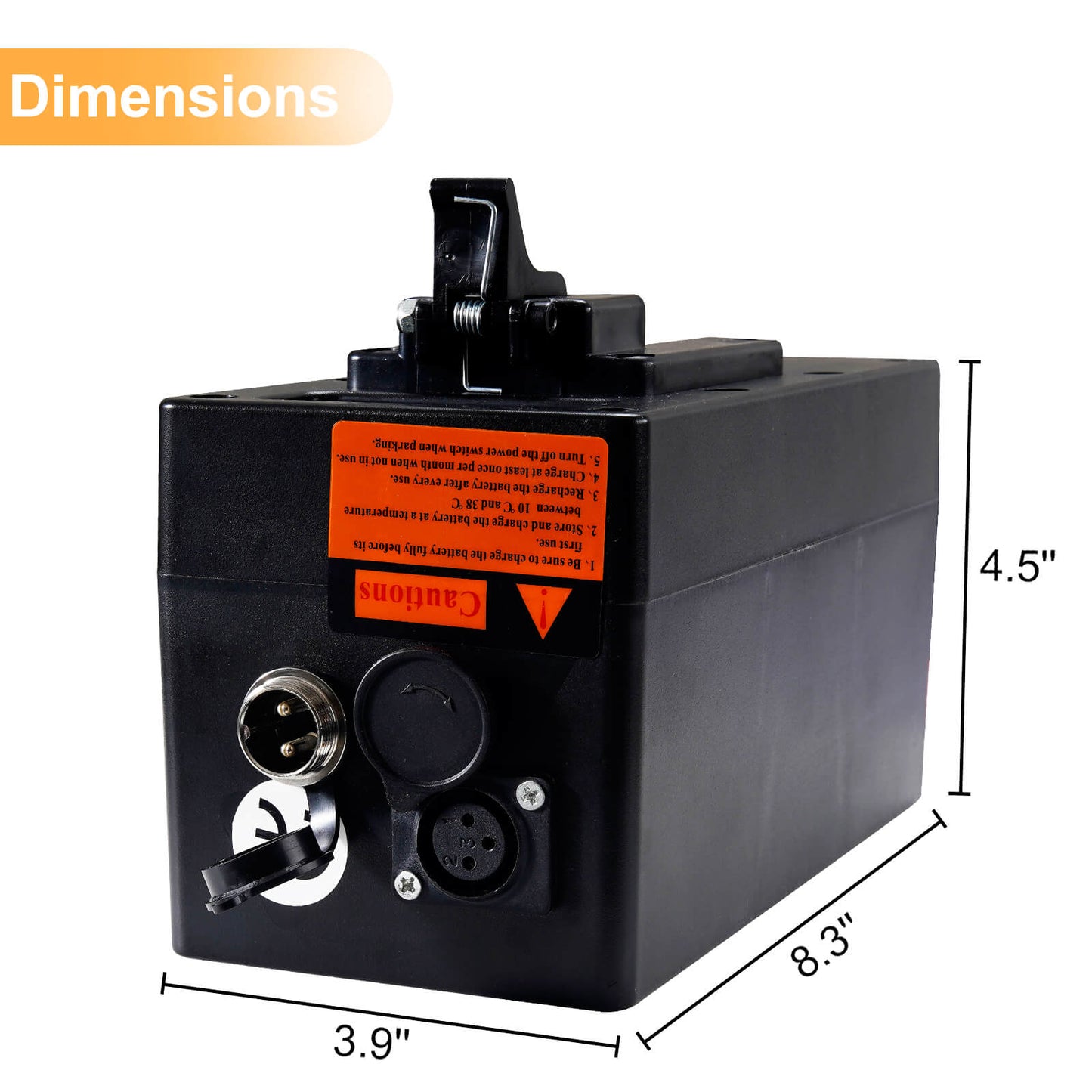Dimension of the Replacement Battery for Power Wheelchair