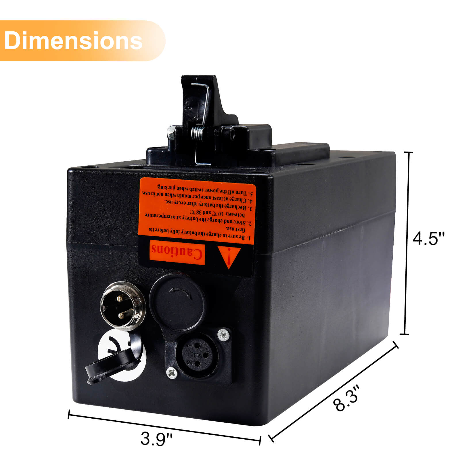 Dimension of the Replacement Battery for Power Wheelchair