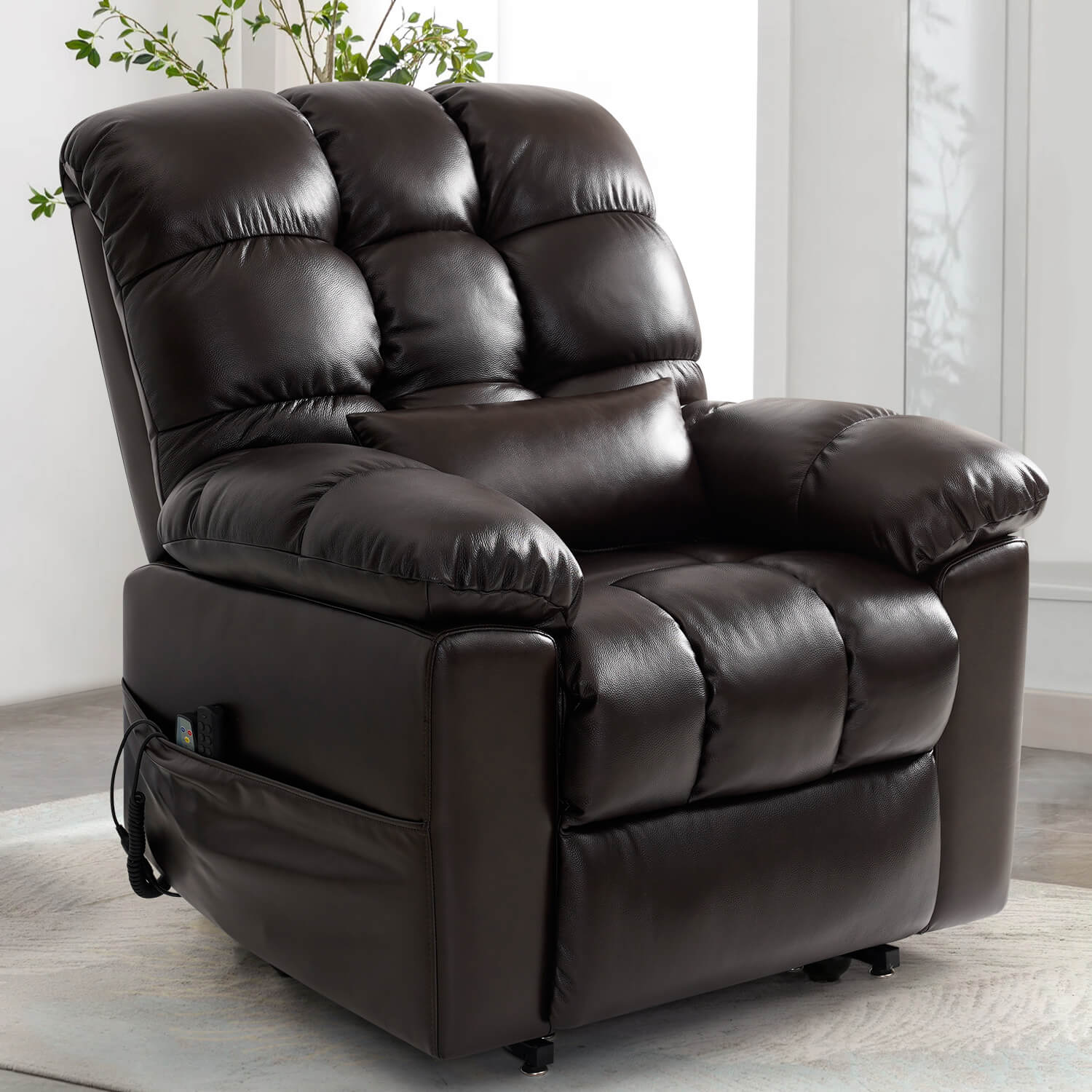 Zero Gravity Infinite Position Power Lift Recliner Chair W/ Massage an