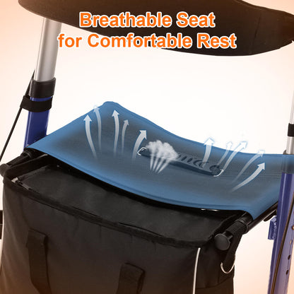 lightweight_foldable_portable_4_wheel_rollator_walker_with_seat_for_seniors_blue