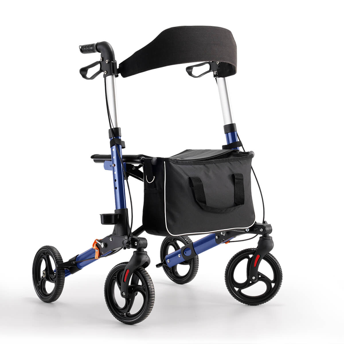 lightweight_foldable_portable_4_wheel_rollator_walker_with_seat_for_seniors_blue