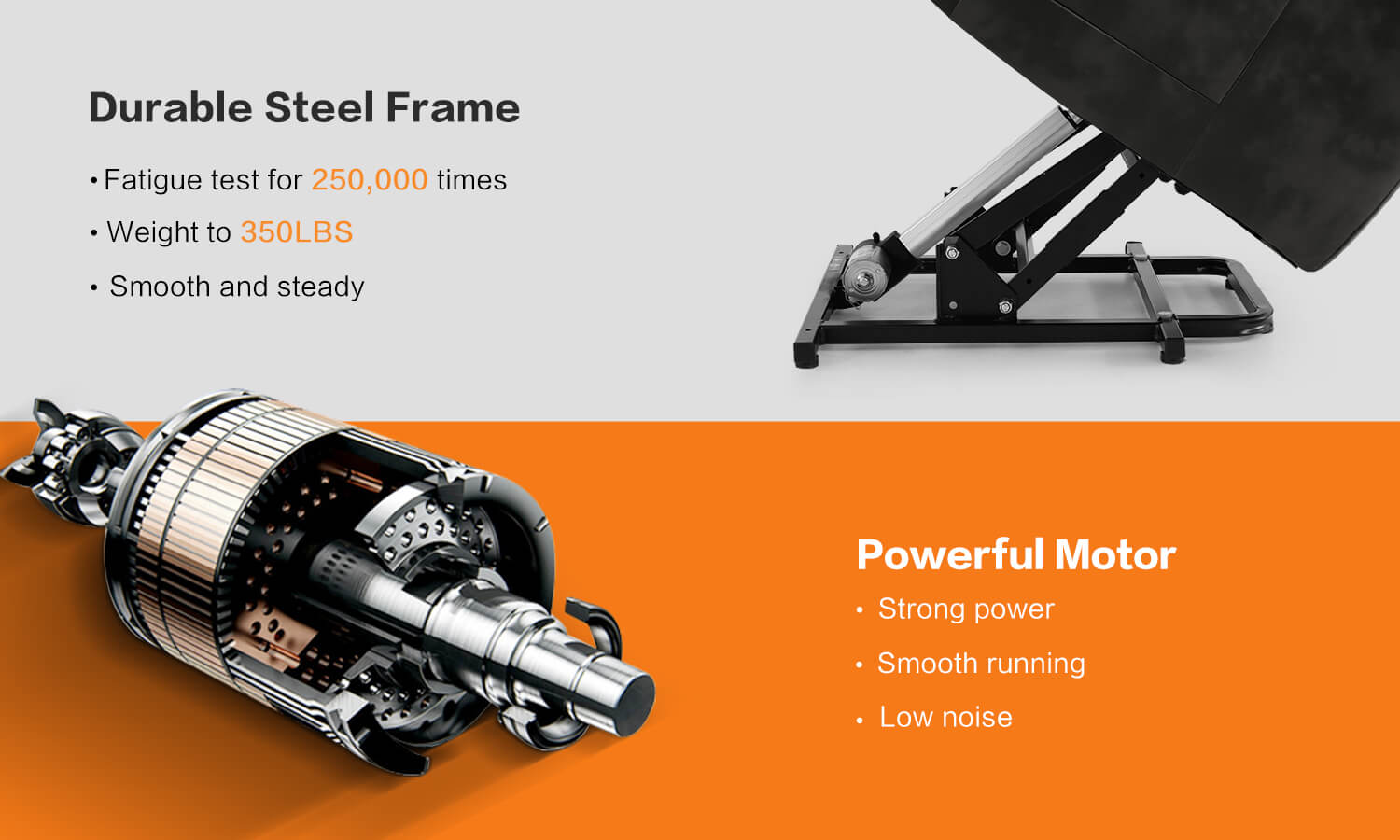 Grey_lift_chair_with_durable_steel_frame_and_powerful_dual_motors_and_capacity_350lbs