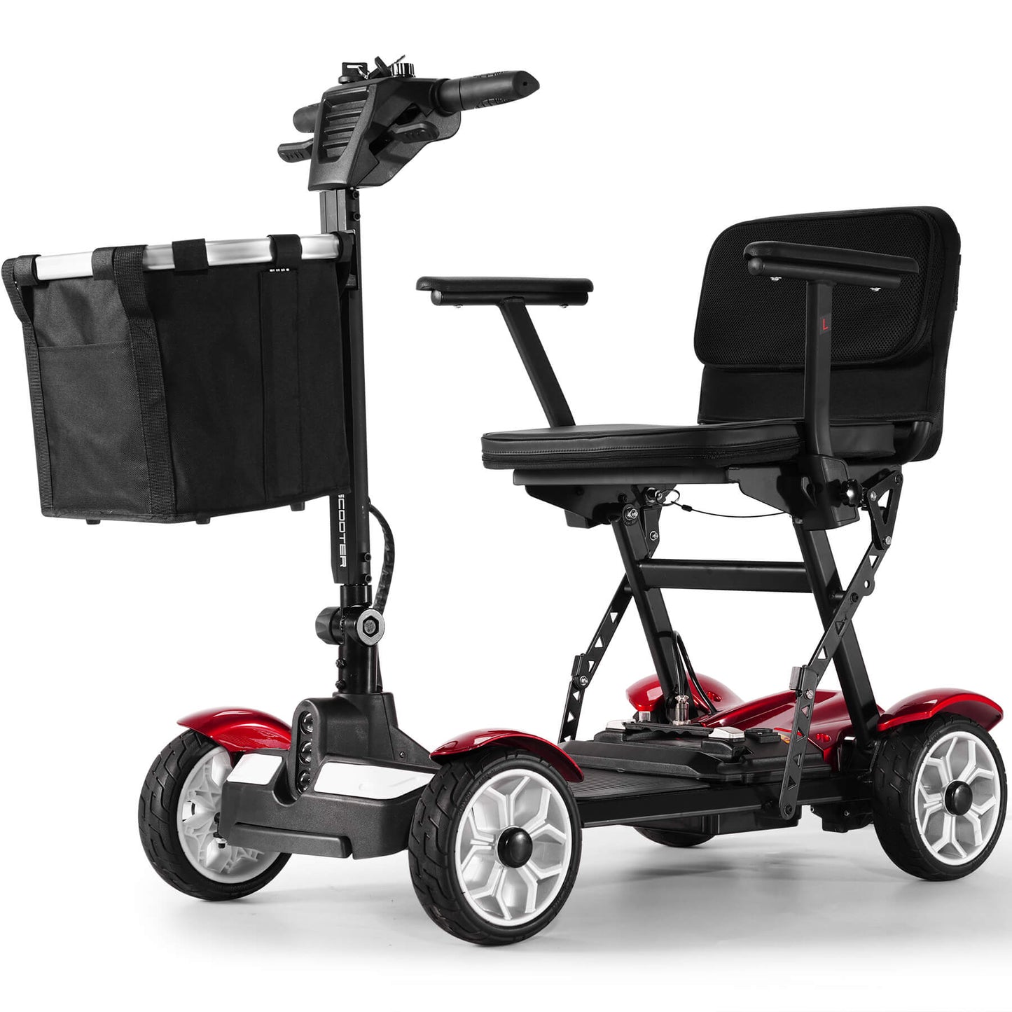 25-Mile All-Terrain Mobility Scooter with 300lbs Capacity & 3-Second Fold, Ultralight 45lbs, Power Electric Mobility Freedom Scooter