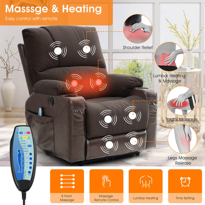 Power_Recliner_Chair_With_Nearly_Lying_Flat_Dark_Brown with massage and heating