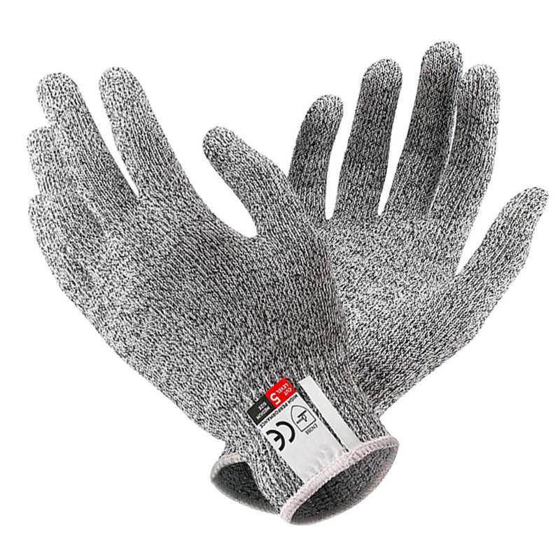 A pair of gloves on a white background