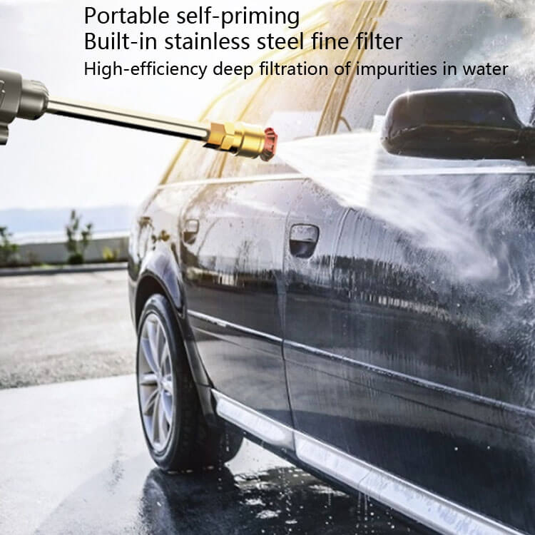 ASJMREYE 24V Battery Wireless Car Washing Machine High Pressure Water Pump Household Car Watering Spray